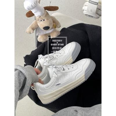 Новые товары в продаже осенью, новые платформенные туфли, легкие и универсальные, маленькие белые туфли, кеды 3254