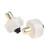 2Pcs 17Mm Led Flashlight Push Button Switch On/ Off Electric Torch Tail Switch