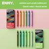 ENMY Черно-белый набор маркеров-кистей с двойным наконечником, не размазывающийся, нетоксичный, акварельный, акриловый, для детей, художественные принадлежности, канцелярские товары