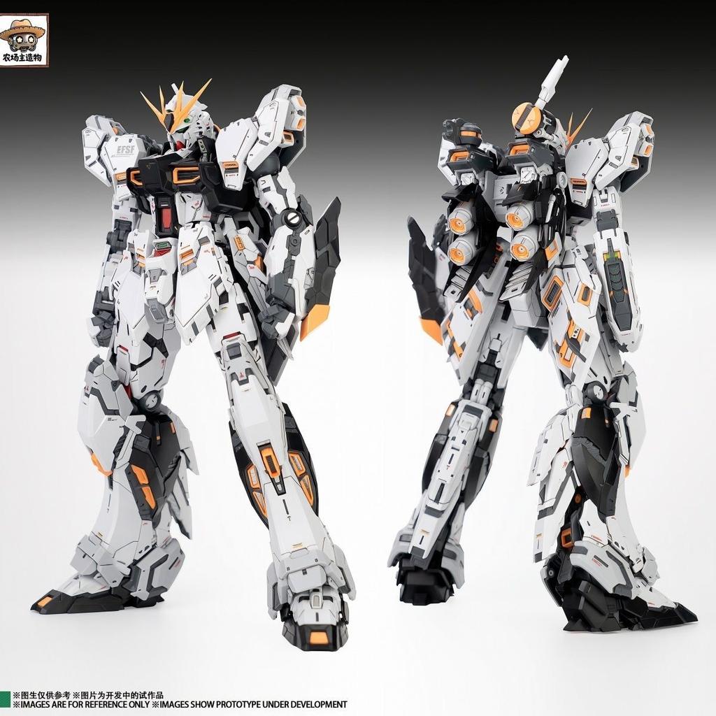Nczzw Rx-93 Сборная Модель Nu Fighter Фигурка Действия Cmm Стиль GK Модель 1/100 Статуэтка Коллекционная Модель Украшение Настольная Игрушка Подарок