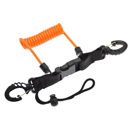 Страховочный шнур для дайвинга с быстросъемной пряжкой, эластичный, портативный, износостойкий, высокопрочный, инструмент против потери, страховочный шнур для камеры для дайвинга, аксессуар для каякинга