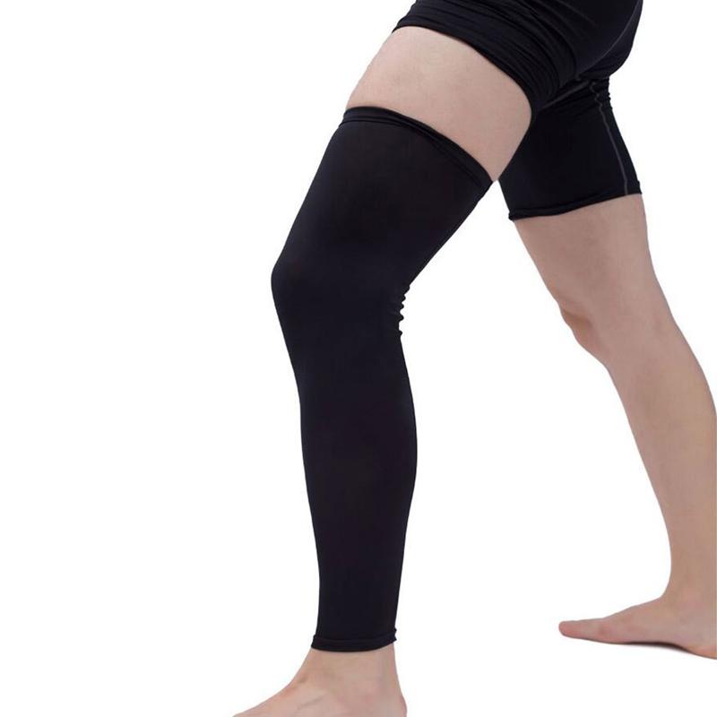 1 шт. компрессионные гетры для баскетбола и футбола, велосипедные носки до колена с рукавами до икры, УФ-солнце, дышащие гетры для мужчин и женщин