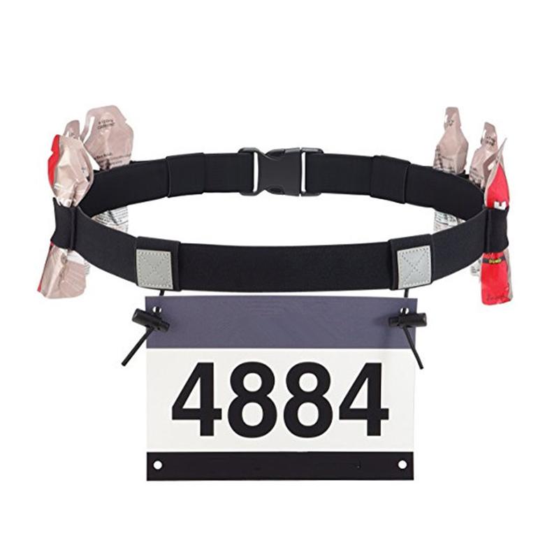 Outdoor Running Race Number Belt Waist Pack Bib Holder For Triathlon Marathon Cycling Fitness Sport Accessories