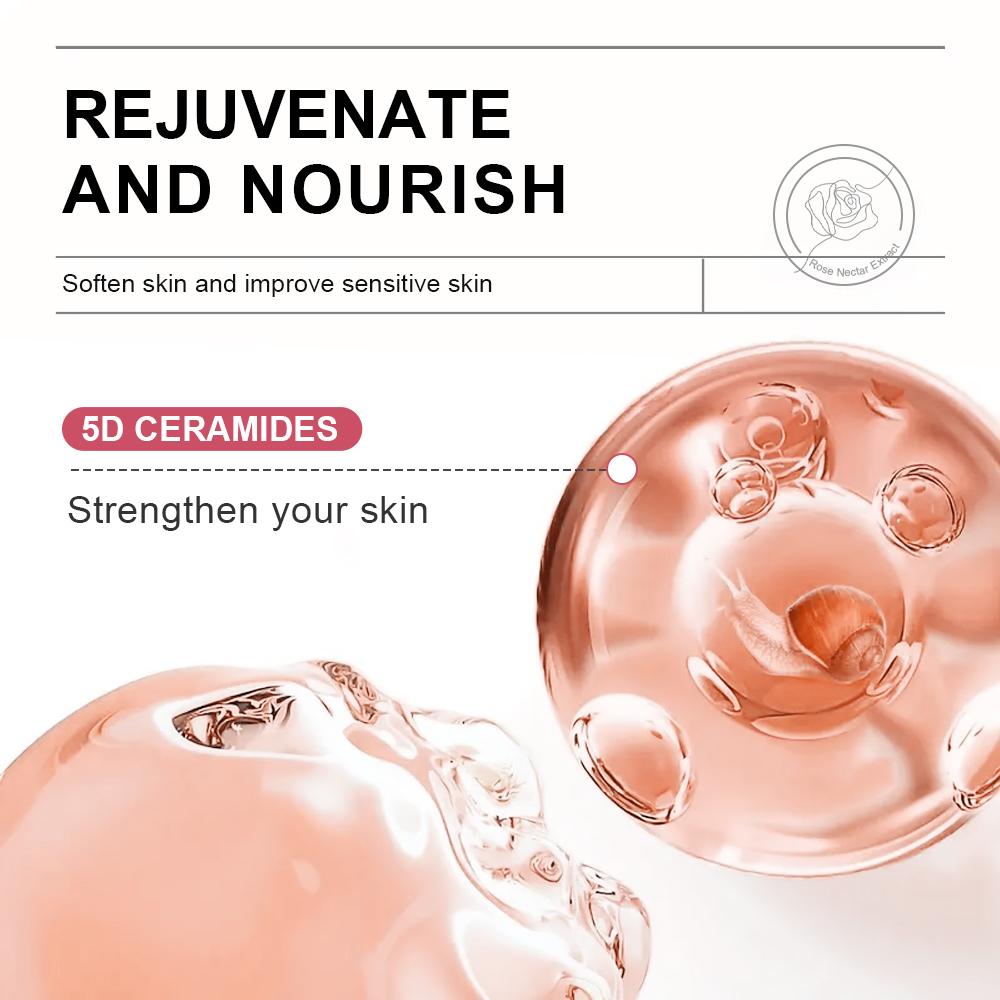 AUQUEST Розовая сыворотка, отбеливающая, осветляющая эссенция для лица, увлажняющая сияющая сыворотка для лица, уход за кожей