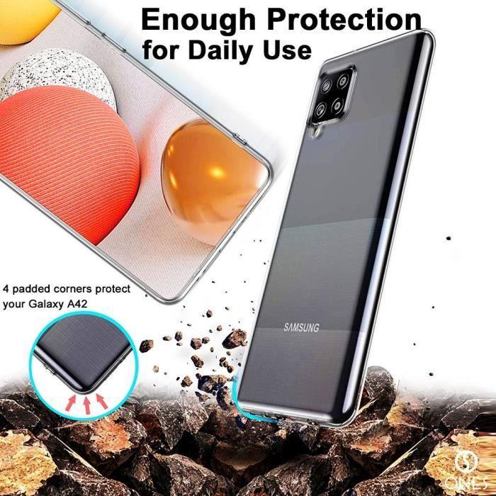 Coque - VCOMP - Samsung Galaxy A42 5G - UltraSlim - Ajustement parfait - Transparent