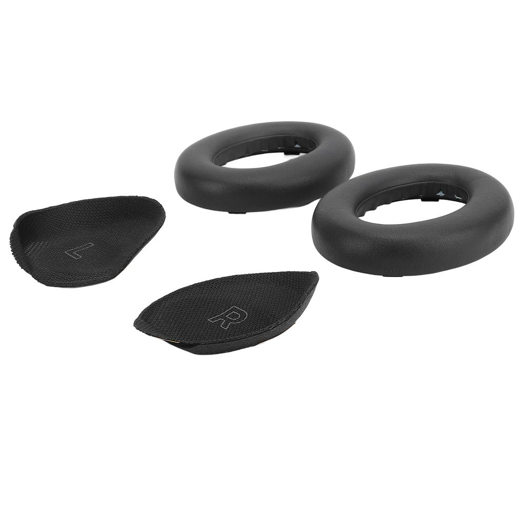 Replacement Earpads with Soft Protein Leather High Density Memory Foam Elastic Ear Pads Cushions for QC Ultra