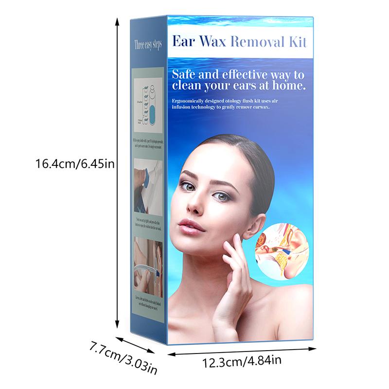 Ear Wax Removal Tool Manual Ear Irrigation Flushing System Safe And Effective Ear Cleaner For Adults Kids Cleaning Washer Kit