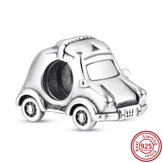 Новые туфли из серебра 925 пробы с сердечком на высоком каблуке с изображением животных, бусины, подходят для браслета-подвески, женские модные ювелирные изделия, изготовление