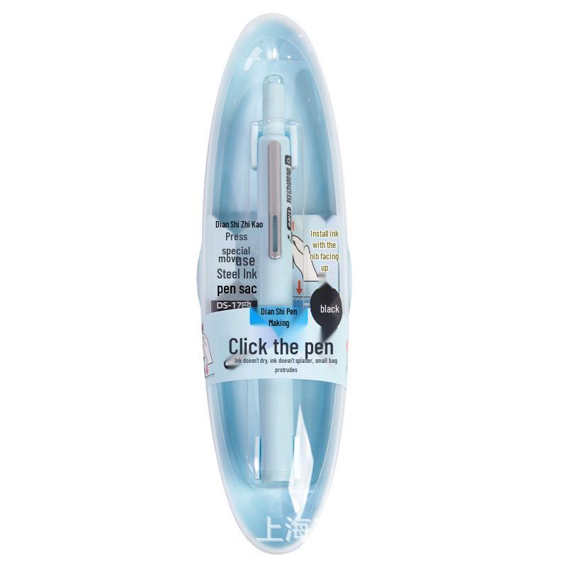 Dotstone Time Capsule Fountain Pen for Students - Replaceable Ink Cartridge, Beginner Calligraphy, Model DS-784