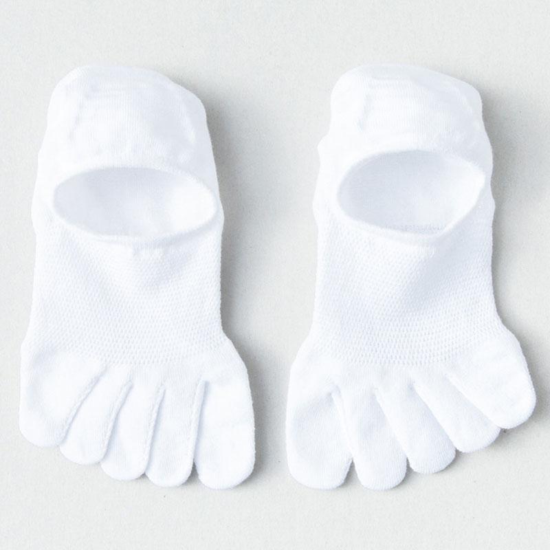 Мужские носки-лодочки с пятью пальцами, носки с раздвоенным носком, хлопковые дышащие, нескользящие летние невидимые носки