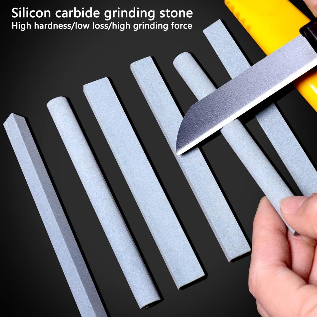 Набор из 3 шт. точильных камней, набор масляных камней с крупным зерном для заточки стамесок, резцов или большинства режущих инструментов с металлическим лезвием