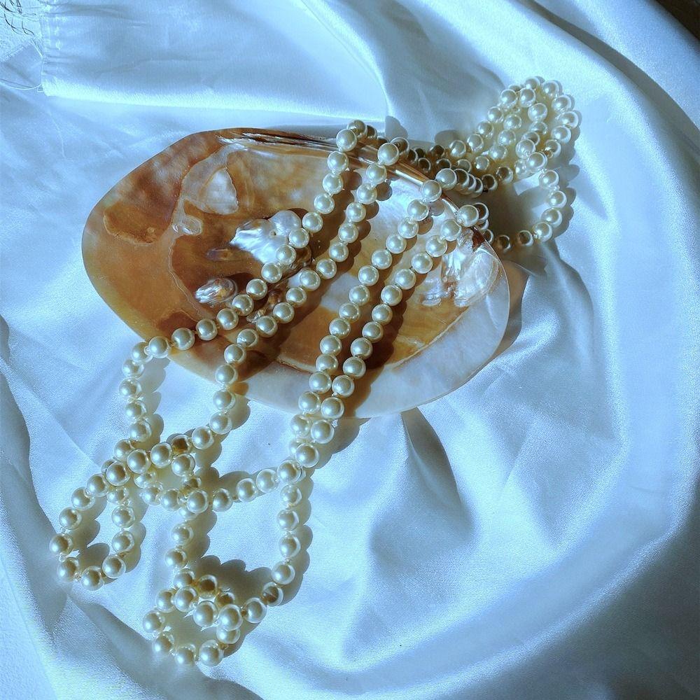 Imitation Pearl Pearl Choker Pearl White Waist Chain Cheongsam Accessory Necklace Dress Decoration