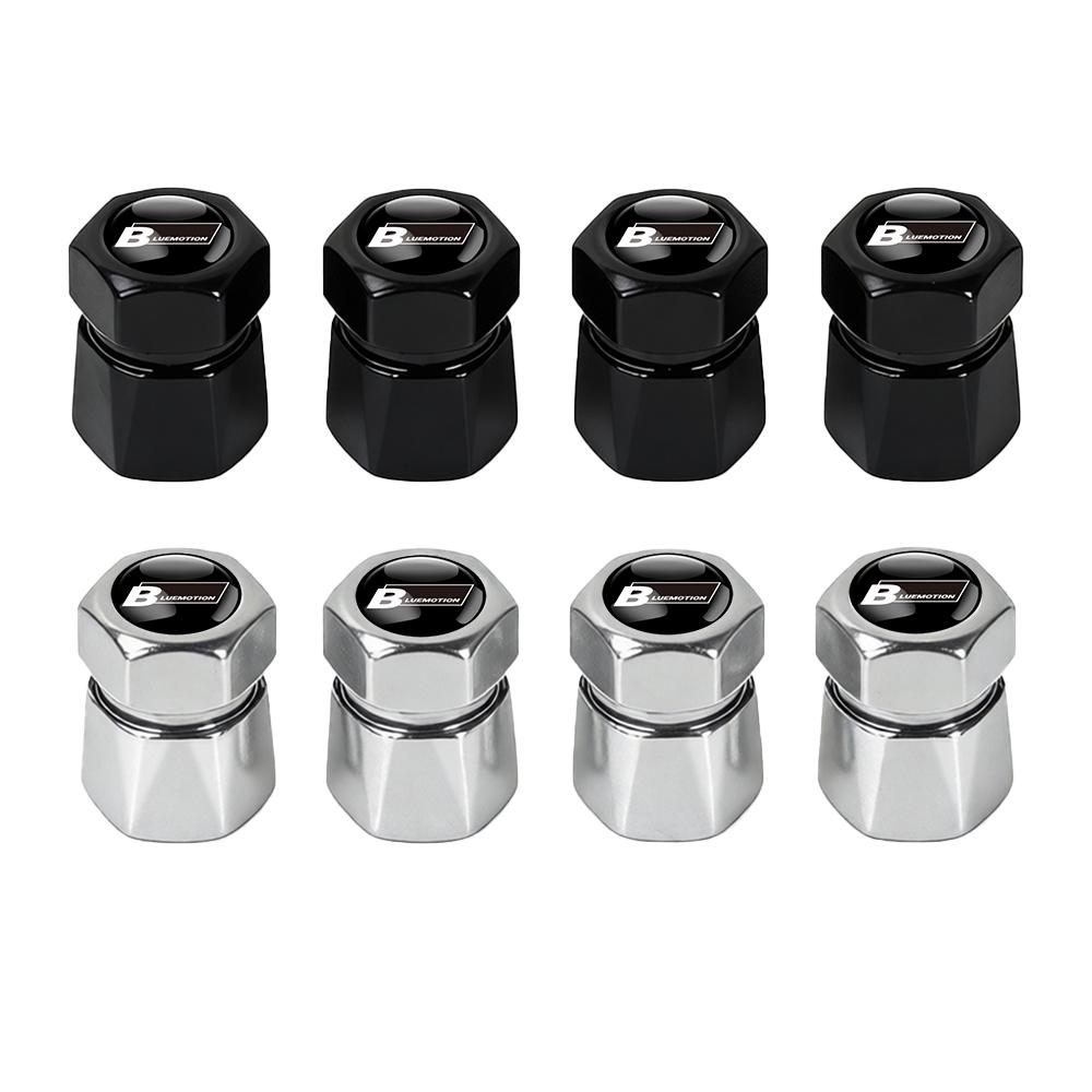 W1523D Metal Car Wheel Tire Valve Stem Caps Exterior Accessories For Volkswagen VW R Polo Passat Rline Golf 4 5 6 Tiguan Jetta GTI