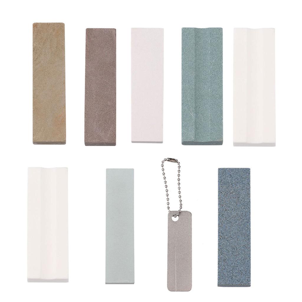 Cutter Sharpening Stone with Coarse Surface Diamond Texture Sharpening Cutter Suitable for Kitchen Camping and BBQ Use