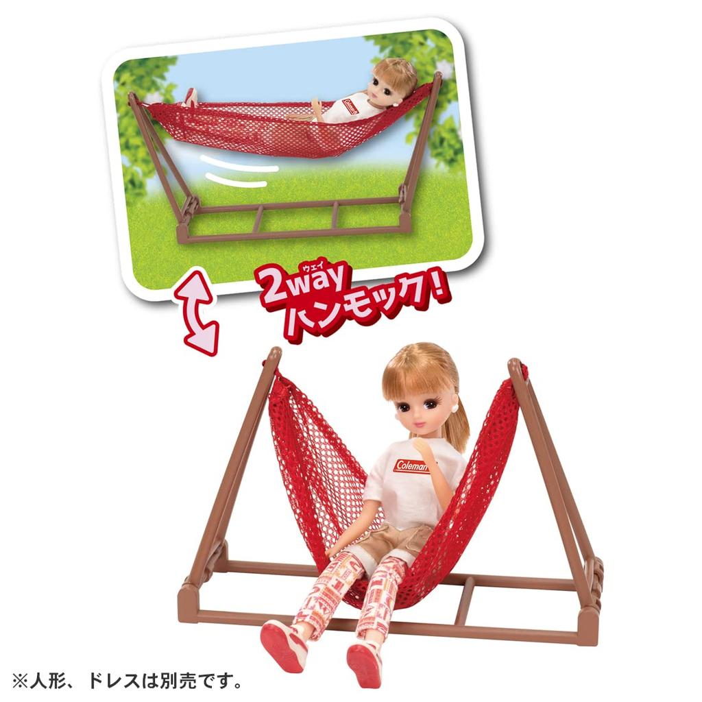Takara Tomy Exciting Overnight Camping Pretend Play Toy 3 and Licca-chan Dress-Up (Ages up)