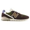 New Balance NB 996 V2 Ретро Универсальные Удобные Модные Прочные Низкие Повседневные Кроссовки Унисекс Коричневый Зеленый CM996UG2