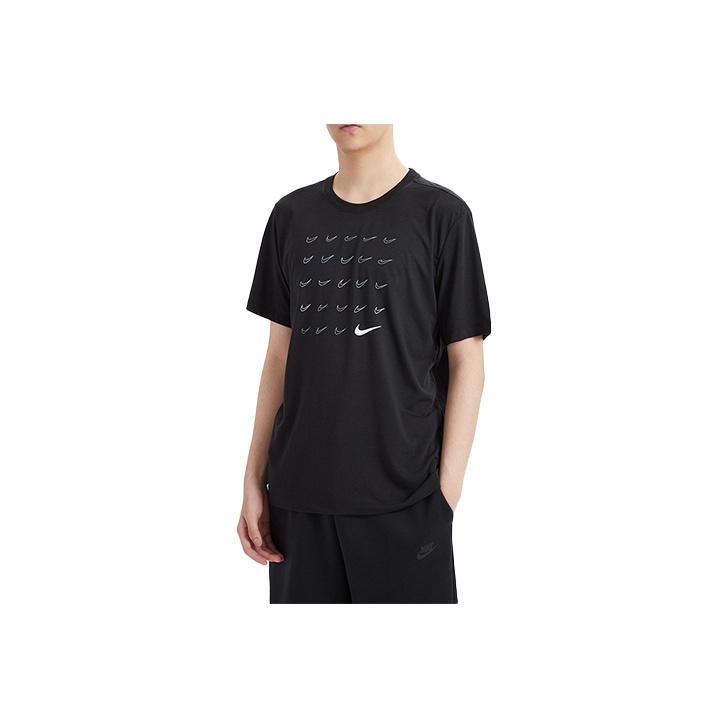 Nike Мужская футболка с коротким рукавом Dri-Fit Swoosh Training, черные CV3894-010