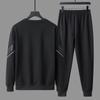 8XL Plus Size 2023 New Men's Casual Hoodie Suit Crewneck Hoodie Pants Men's Sportswear Two-piece Set