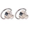 2pcs 1 4 Inch DRing Stainless Steel Camera Screw for Tripod Monopod Quick Release Plate