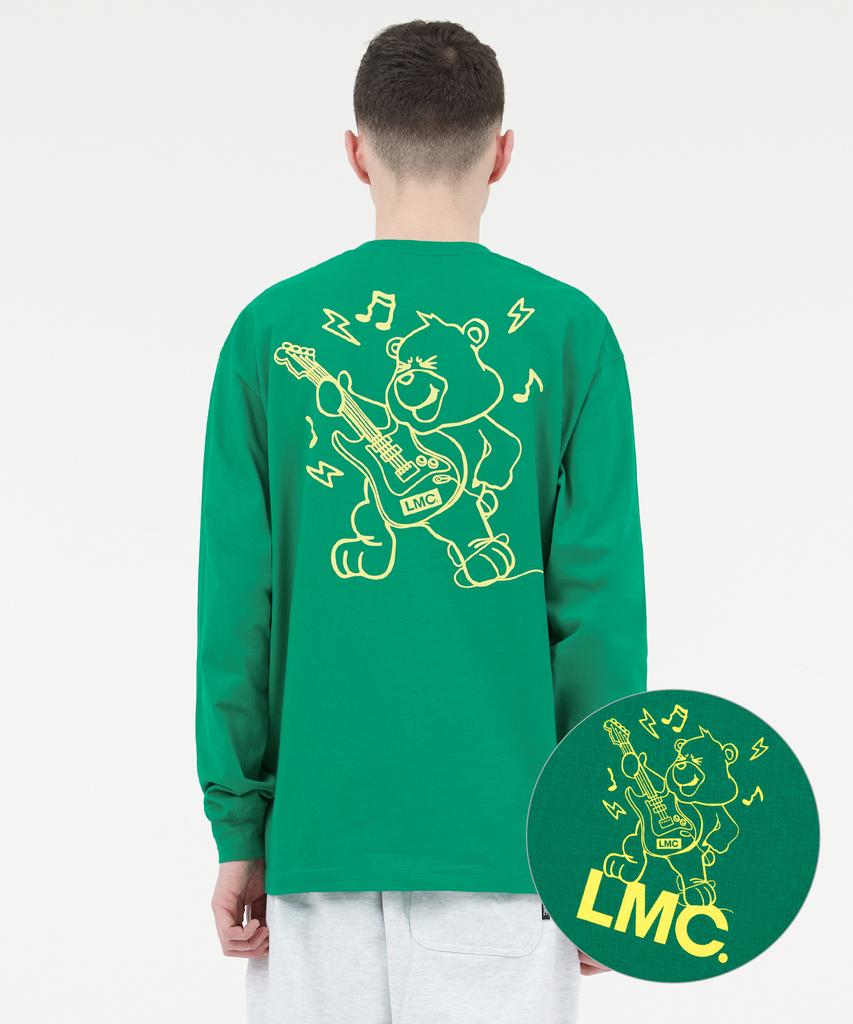 LMC Punk Bear Long Slv Tee Green