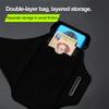 Running Armband with Earphone Bag for iPhone 17 16 15 Max Pro Plus Samsung  Phone Holder for Running with Card Slot Key Pockets