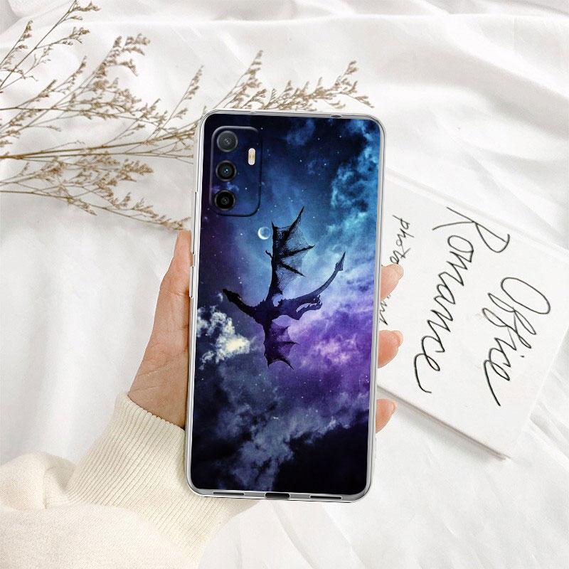 IK30 Fourth wing dragons Transparent Phone Case for Samsung Galaxy A04 A04S A14 A23 A34 A54 M23 M33 M52 M53