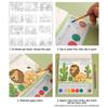 24 Pages Watercolor Painting Book with 8 Color Pigment Gouache Painting Set  Tabletop Ornament