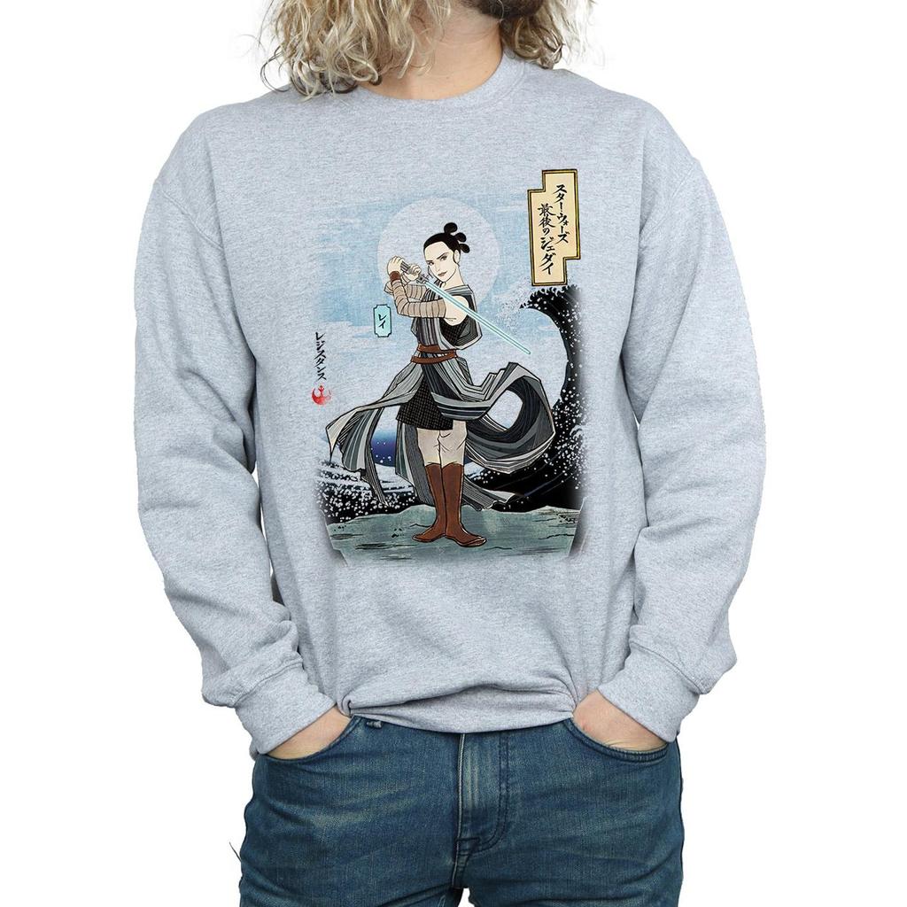 Star Wars Mens The Last Jedi Japanese Rey Sweatshirt
