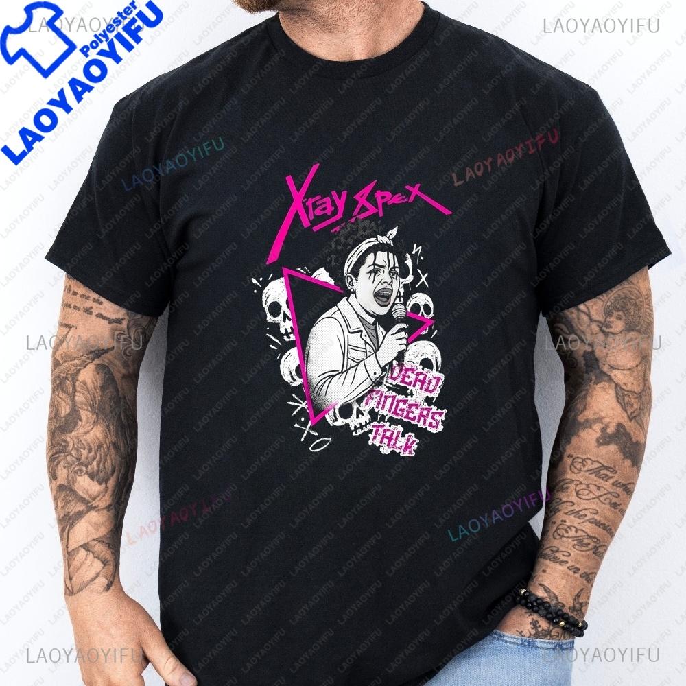 Streetwear XRay Spex Punk Rock Band Graphic TShirt For Both Unisex And Unisex ShortSleeved Suitable For All Occasions