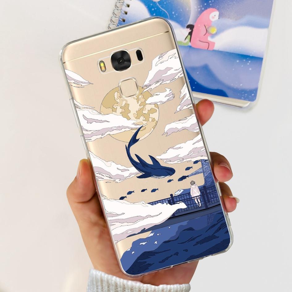 Чехол для Asus ZenFone 3 Max ZC553KL Популярный Цветок Бабочка Мягкий Силиконовый Чехол для Телефона Для ASUS X00DD X00DDA XOODD ZC553KL Funda