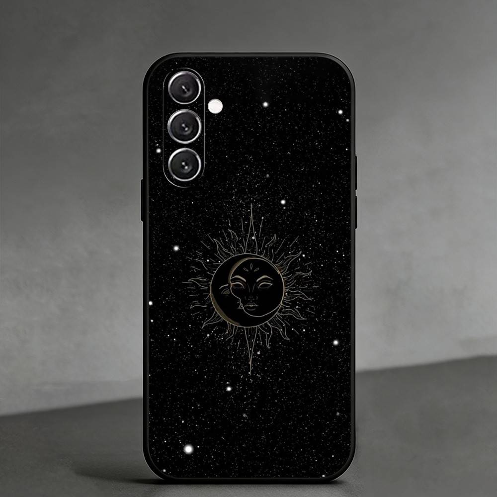 A-астрология Чехол для телефона для Samsung Galaxy A91,80,73,72 ,71,53,52,32 ,31,22,21s,20,Мягкий черный чехол