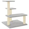 Maison Exclusive - Arbre à chat avec griffoirs en sisal gris clair 61 cm