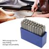 27 Pcs Metal Stamps High Carbon Steel Metal Letter Punch Stamps Set for Jewelry Leather with Storage Box