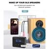 Receiver Transmitter FM Bluetooth 5.4 Stereo AUX 3.5mm Jack RCA Optical Handsfree Call NFC Wireless Audio Adapter TV Car Speaker
