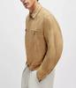 AL KHALID Real Soft Tan Suede Shirt Мотоциклетная куртка мужская байкерская стильная