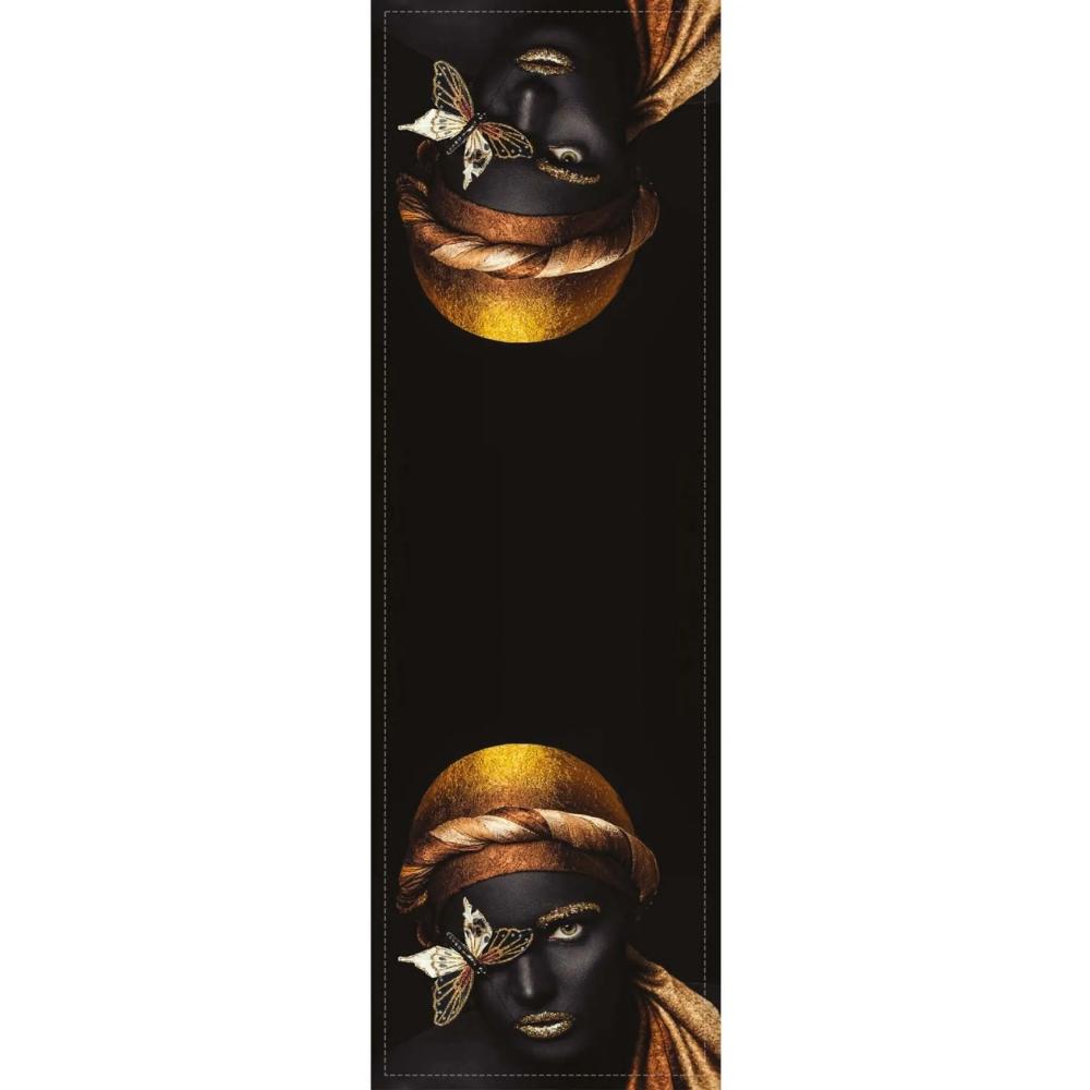 40x140 см Замшевая тканая ткань премиум-класса, устойчивая к пятнам, скатерть с цифровой печатью Runner VHR-8