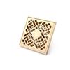 10*10cm Golden Floor Drain  Brass Prevention Odor Thickening Drain Shower Bathroom Drainage Balcony Washing Machine Floor Drain