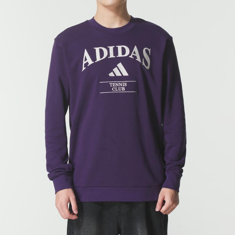 adidas Толстовка мужская с длинным рукавом с принтом букв Aurora-Plum KA0995