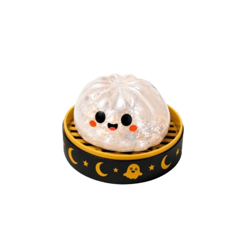 Glittering Dumpling Squishes Giant Rainbow Squeeze Toy Stress-Relieving Ball Spooky Ghost