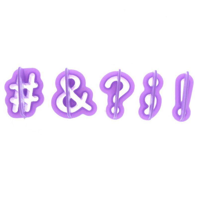 Cutter 40pcsset Icing Mold Mould Alphabet Number Letter Fondant Cake Decorating