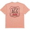 Nike Graphic Print Crew Neck Straight Cut Short Sleeve T-Shirt Men Tops Pink DR7757-824