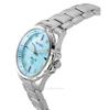 BULOVA Часы женские Marine Star Diamond Accents из нержавеющей стали с голубым перламутровым циферблатом, кварцевые 96P248 100