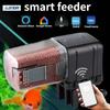 Автоматическая кормушка для аквариумных рыб, синхронизация/Wi-Fi, беспроводное приложение для смартфона, интеллектуальный динамик, голосовой пульт дистанционного управления, кормление рыб