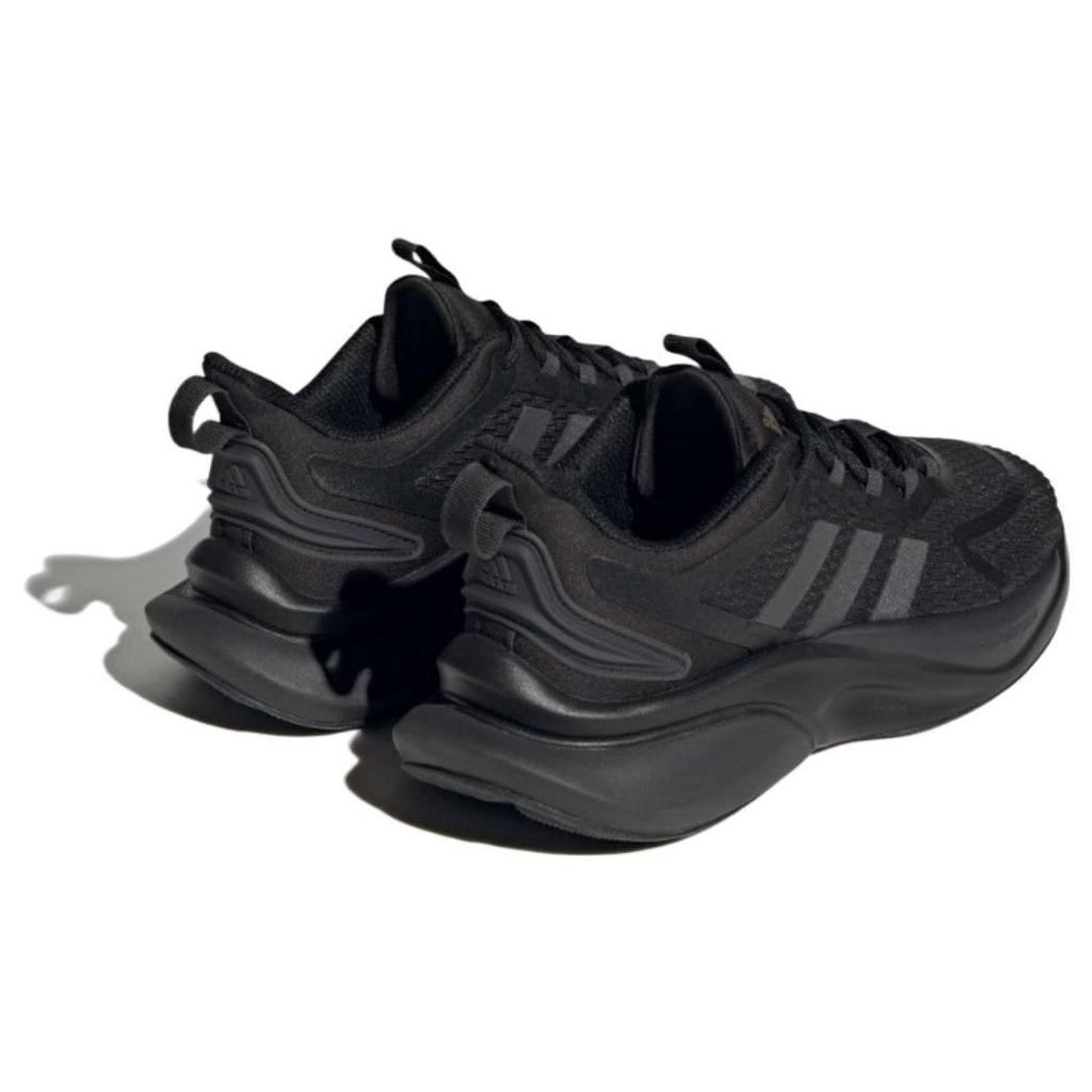 adidas AlphaBounce Plus Black Gold Metallic Женские кроссовки Core-Black Carbon HP6149
