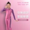 3mm Kids Wetsuit Set Long Sleeve Separated Thermal Surfing Diving Swimsuit Boys Girls Summer Winter