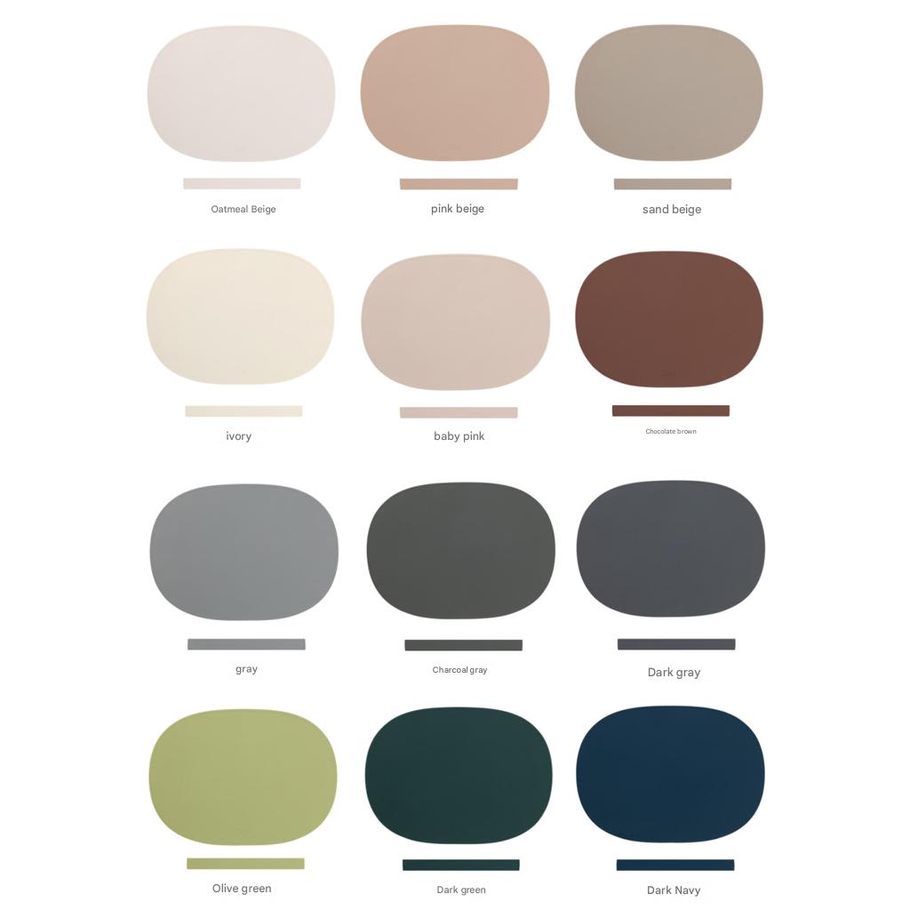 [MADE IN KOREA] Diar - Silicone Table Mat - Waterproof & Heat Resistant Dining Placemat (15 Colors)