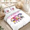 Kpop Demon Hunters Bedding Set, 1 Duvet Cover & 2 Pillowcases Soft Comfortable Bedroom Home Textile Decor