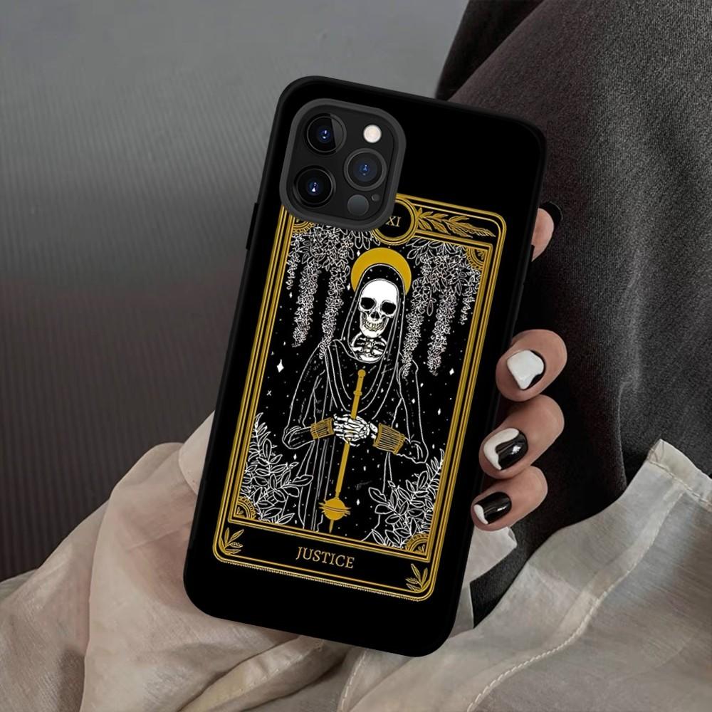 Чехол для телефона Таро Смерть для iPhone 15 14 11 12 13 Mini Pro XS Max Чехол 6 7 8 Plus X XR SE 2020 Funda Shell