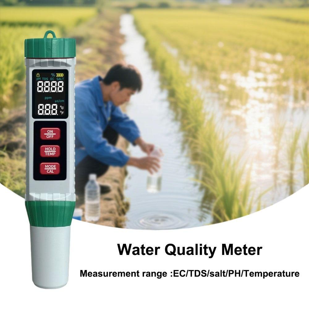 Waterproof Water Quality Meter LCD Digital Display Digital PH Meter Aquaculture