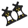 10 Studs AntiSkid Snow Ice Climbing Shoe Spikes Ice Grips Cleats Crampons Shoes Cover(Crampon Non